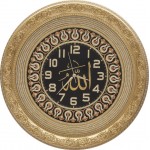 Clock with Tulip  (Circle)