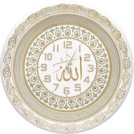 Clock with Tulip  (Circle)