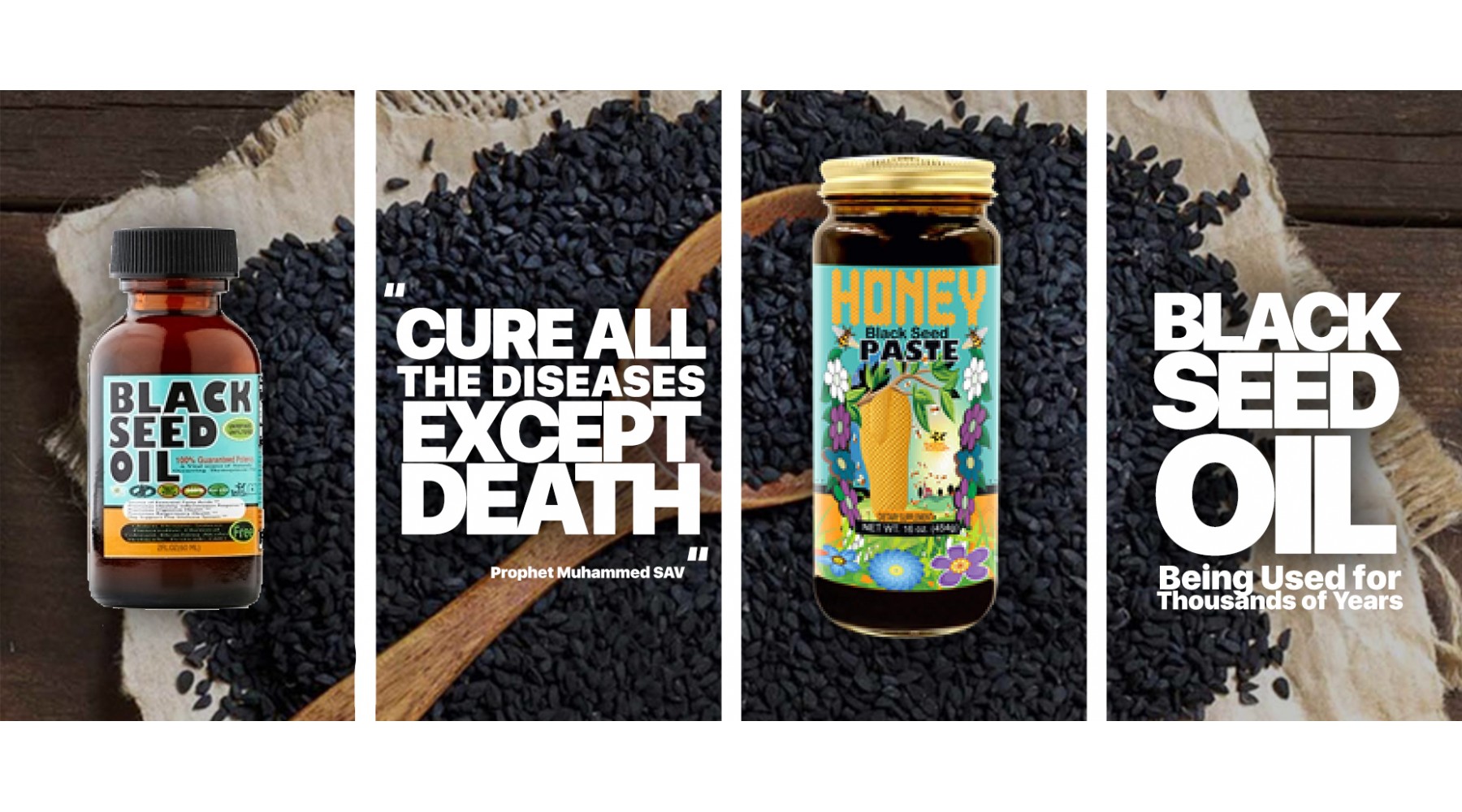 1 Oz Pure Cold Pressed Black Seed Oil - (Glass)