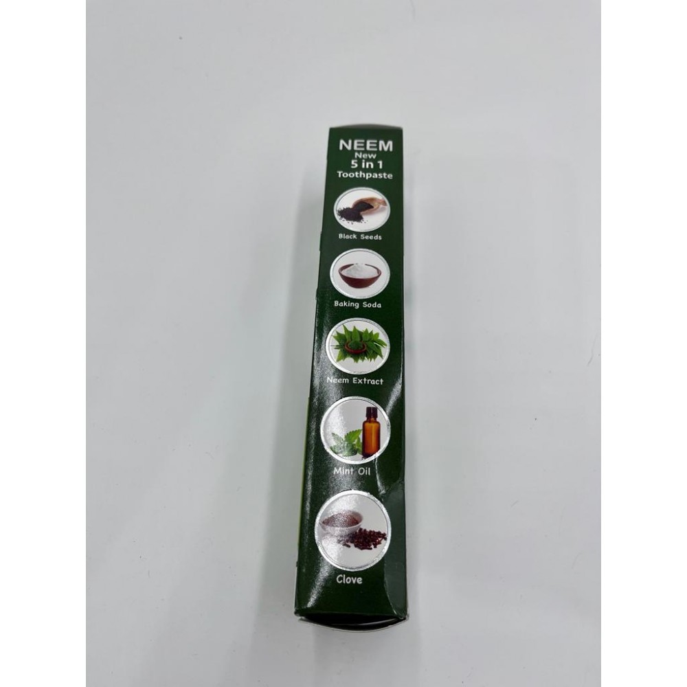 Neem Toothpaste (FlourideFree) 7Active Ingredients including Black