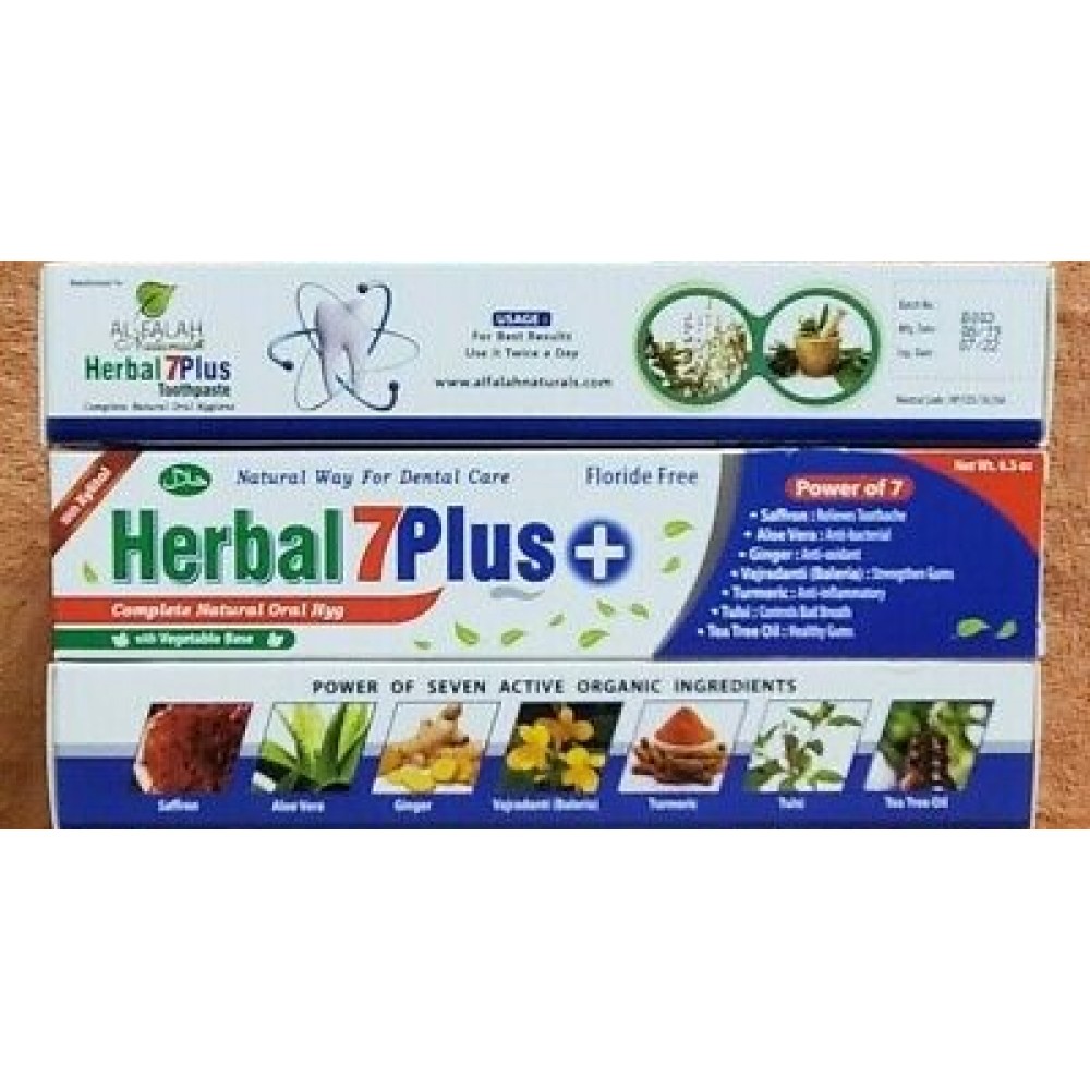 Herbal 7Plus+ Toothpaste w/ Xylitol 7 in 1 